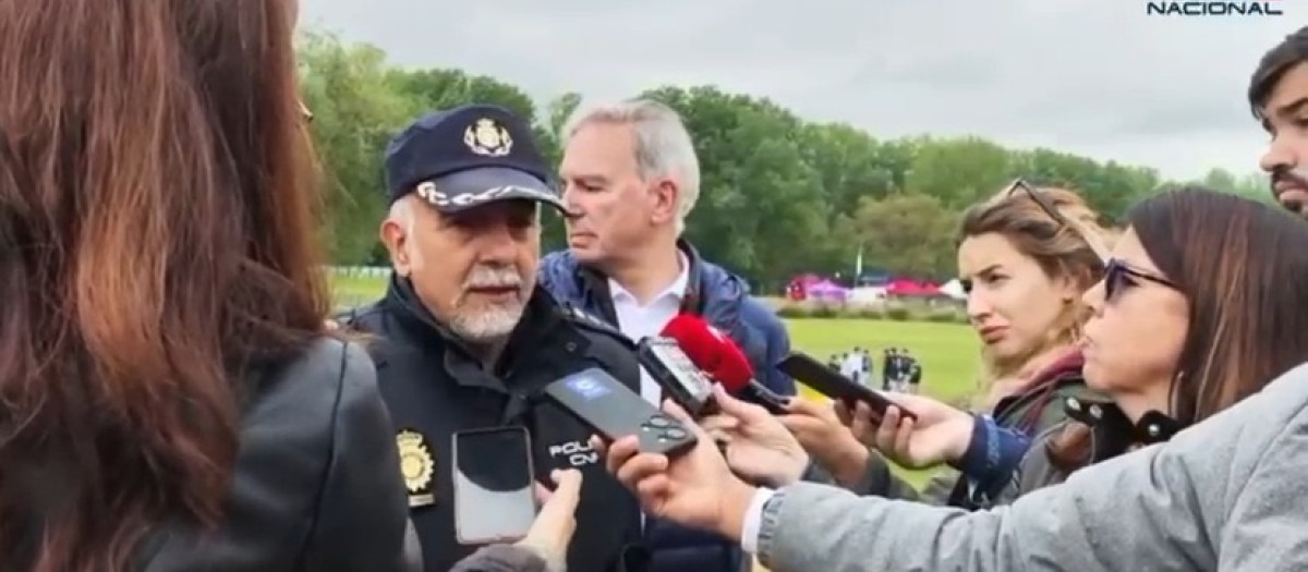 Las autoridades atienden a los medios para realizar el balance de la fiesta de la ITA en Palencia
REMITIDA / HANDOUT por SUBDELEGACIÓN DEL GOBIERNO
Fotografía remitida a medios de comunicación exclusivamente para ilustrar la noticia a la que hace referencia la imagen, y citando la procedencia de la imagen en la firma
10/5/2025