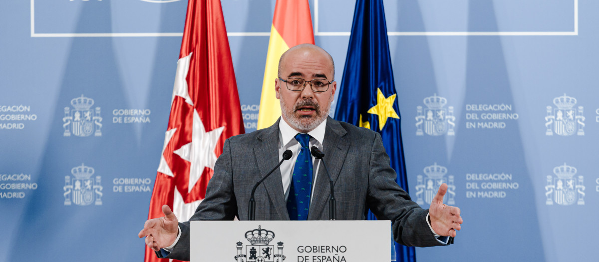 El delegado del Gobierno en Madrid, Francisco Martín