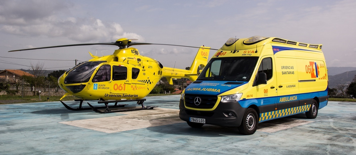 (Foto de ARCHIVO)
Helicóptero y ambulancia del 061.
REMITIDA / HANDOUT por 061
Fotografía remitida a medios de comunicación exclusivamente para ilustrar la noticia a la que hace referencia la imagen, y citando la procedencia de la imagen en la firma
29/3/2022
