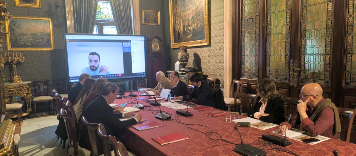 Reunión del Patronato de la Fundación Alberto Jiménez-Becerril para fallar el premio concedido a la Guardia Civil