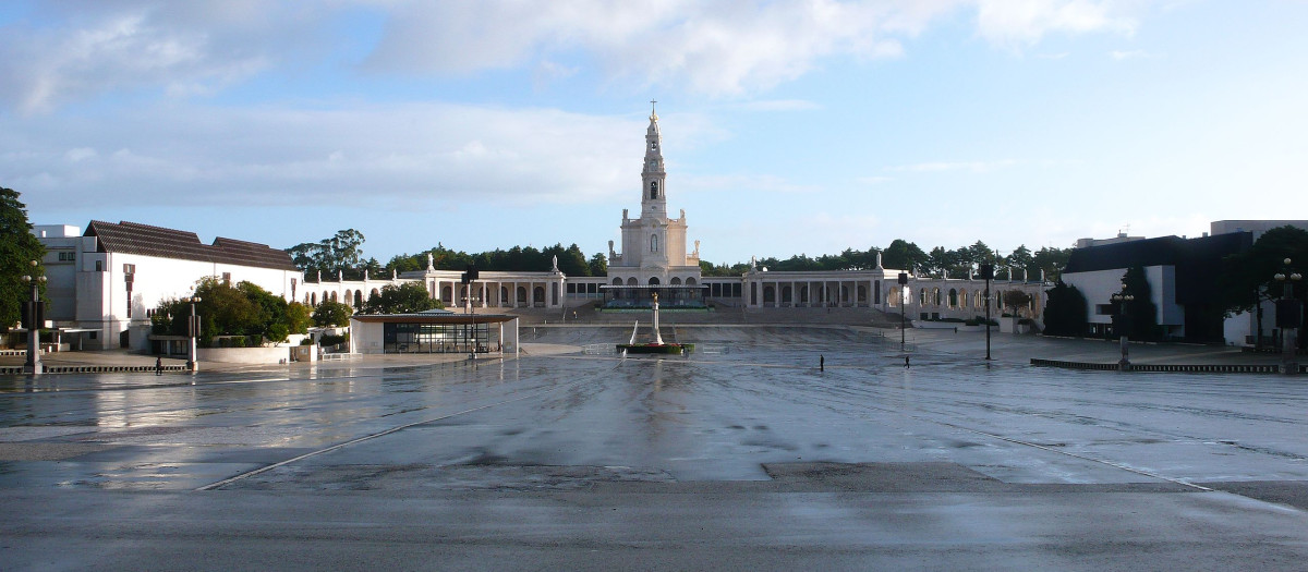 Santuario de la Virgen de Fátima en Portugal.