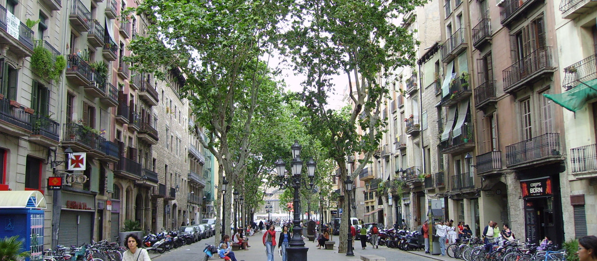 Paseo de El Borne en Barcelona