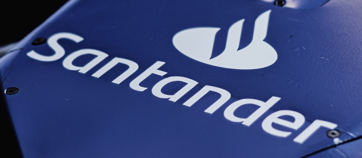 El logo de Banco Santander, en el coche de Williams Racing de F1.
REMITIDA / HANDOUT por SANTANDER
Fotografía remitida a medios de comunicación exclusivamente para ilustrar la noticia a la que hace referencia la imagen, y citando la procedencia de la imagen en la firma
09/12/2024
