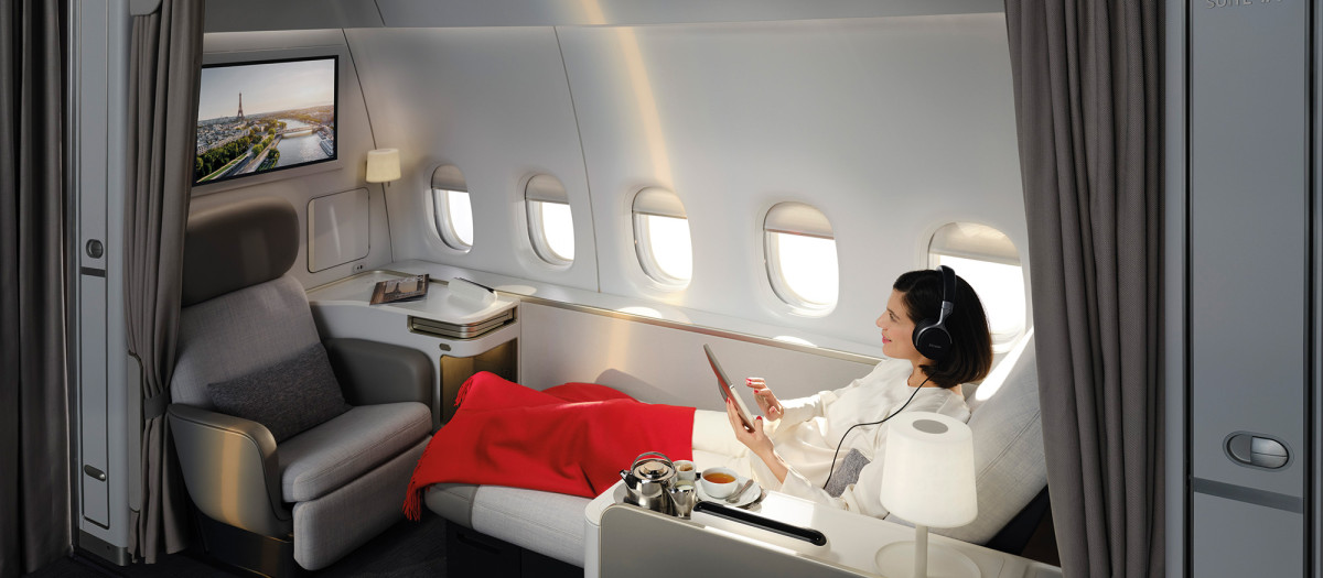 Cabina La Première de Air France.