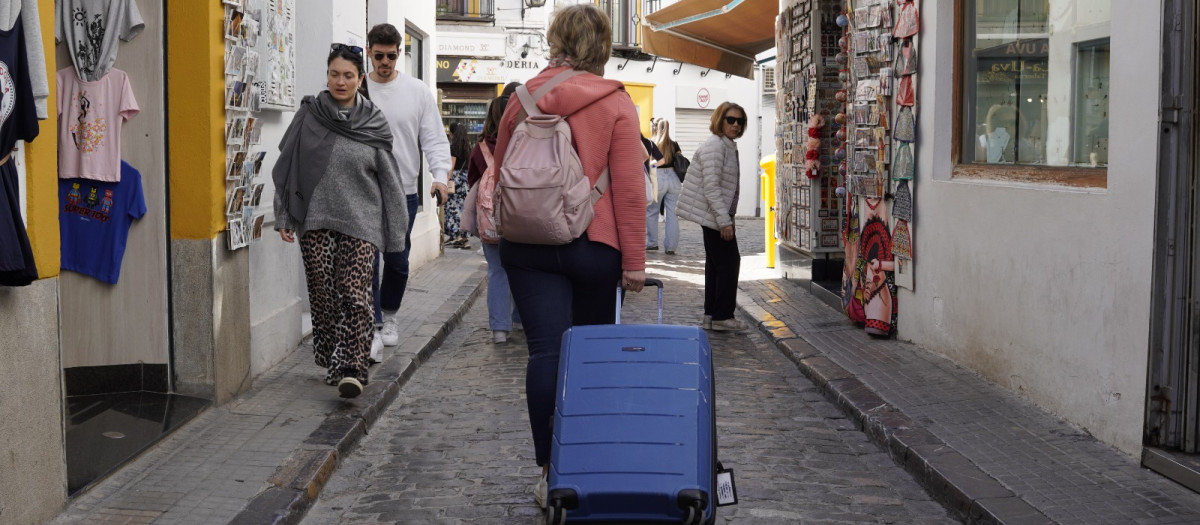 Turistas en la Judería