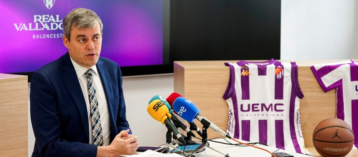 Lorenzo Alonso, presidente del Real Valladolid Baloncesto