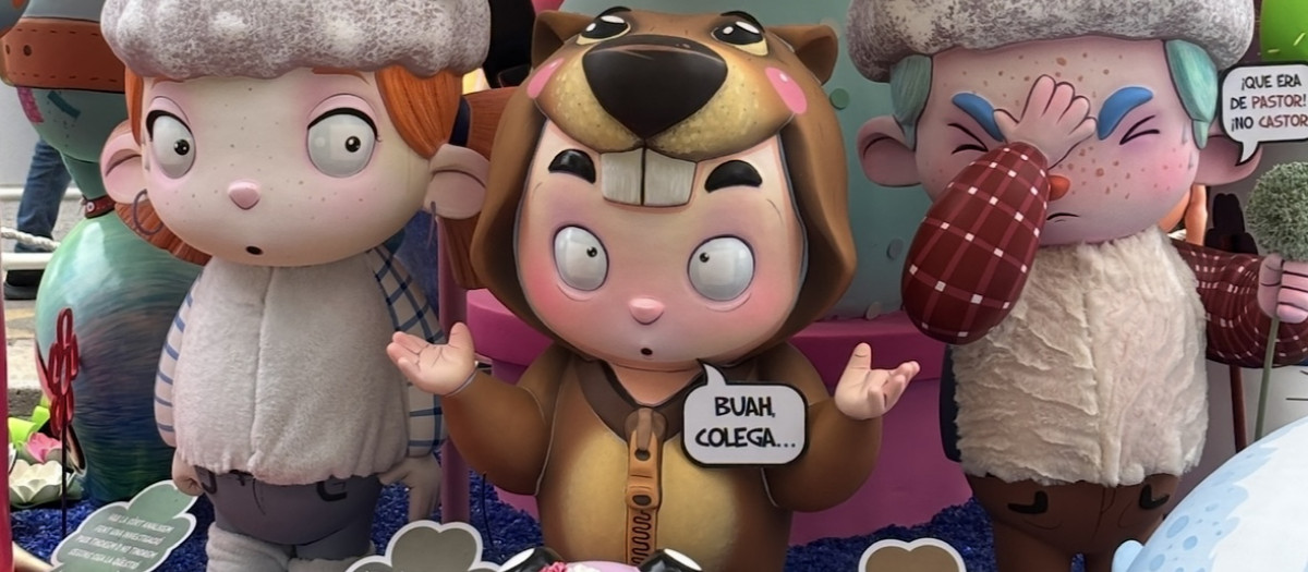 Falla de Mario Pérez en las Fallas 2025 de Valencia