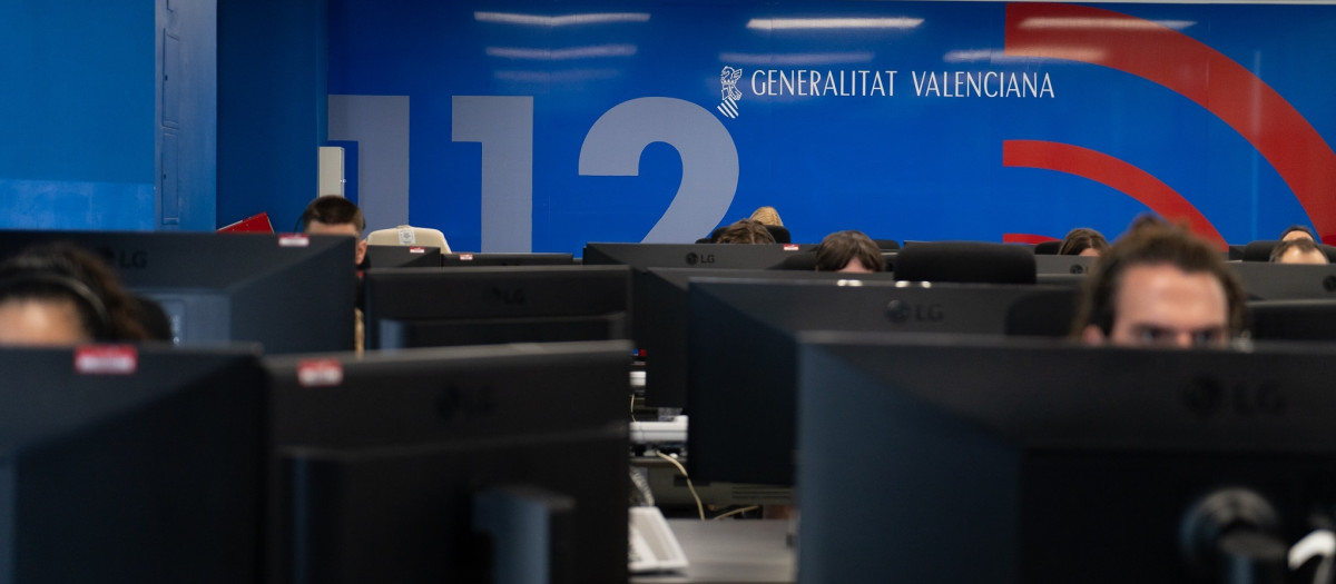 Sala del 112 en la Comunidad Valenciana.

GVA
23/6/2023