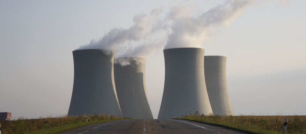 Foto de archivo de una central nuclear