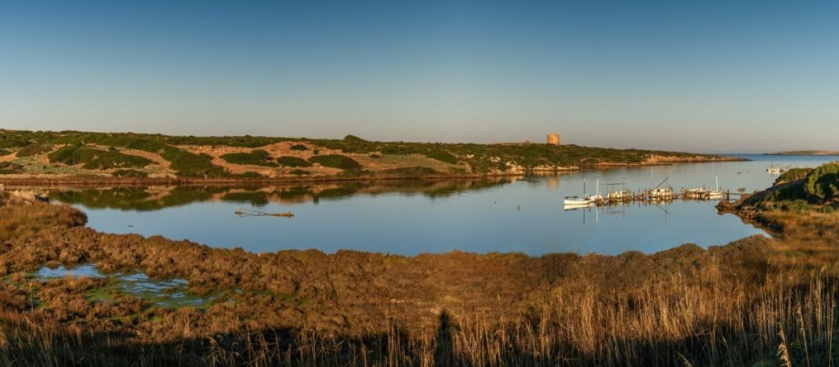 Vista panorámica del pequeño Puerto de Sanitja