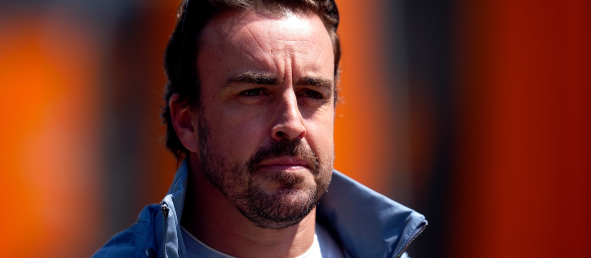 Fernando Alonso, en el Gran Premio de Emilia Romaña