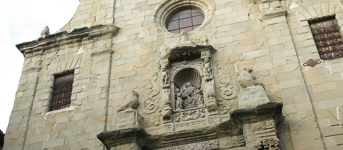 Iglesia de la Pietat, en Vic, donde se conservan las reliquias de los dos mártires