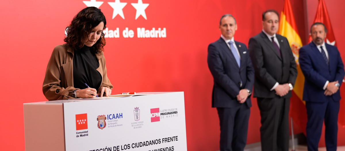 La presidenta de la Comunidad de Madrid, Isabel Díaz Ayuso