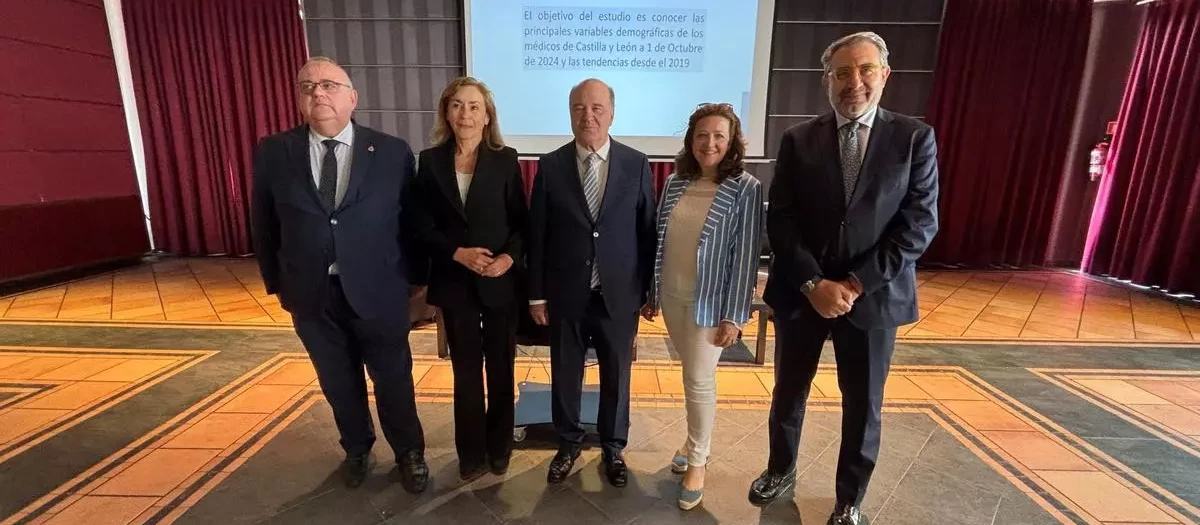 La consejera de Sanidad de la Comunidad de Madrid, Fátima Matute (2º drcha.), junto a sus homólogos de Castilla y León, La Rioja y Castilla-La Mancha