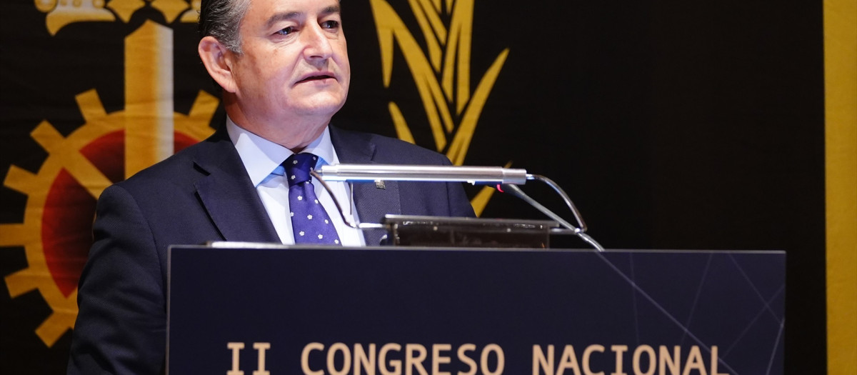 El consejero de la Presidencia, Interior, Diálogo Social y Simplificación Administrativa, Antonio Sanz, interviene en Cádiz en el II Congreso Nacional Terrorismo y Prisión
FRANCISCO J.OLMO/EUROPA PRESS
20/5/2025