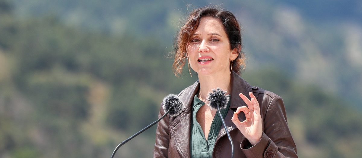 La presidenta de la Comunidad de Madrid, Isabel Díaz Ayuso