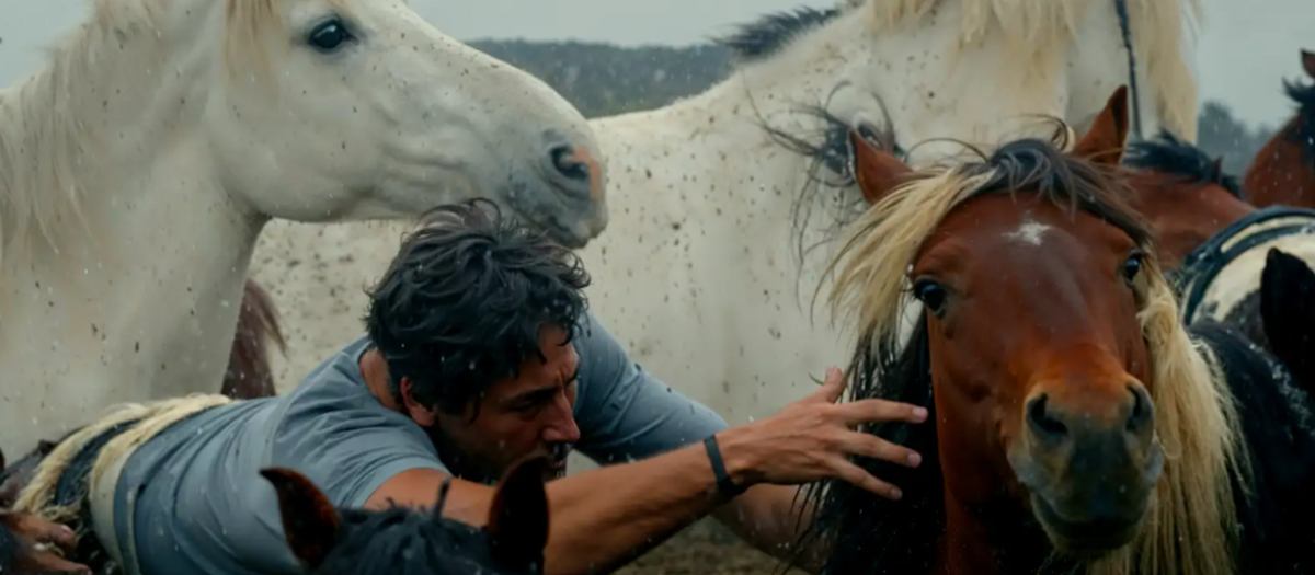 Imagen del documental inmersivo 'Fillos do Vento: A Rapa' que compite en Cannes