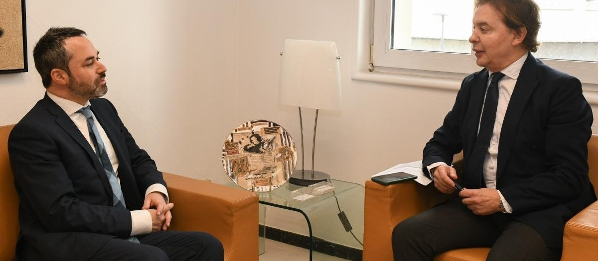 Reunión del encargado de Negocios de la Embajada de Israel en España, Dan Poraz, y el director geberak de Relaciones Exteriores de la Xunta de Galicia, Jesús Gamallo

XUNTA DE GALICIA / Europa Press
28/5/2025