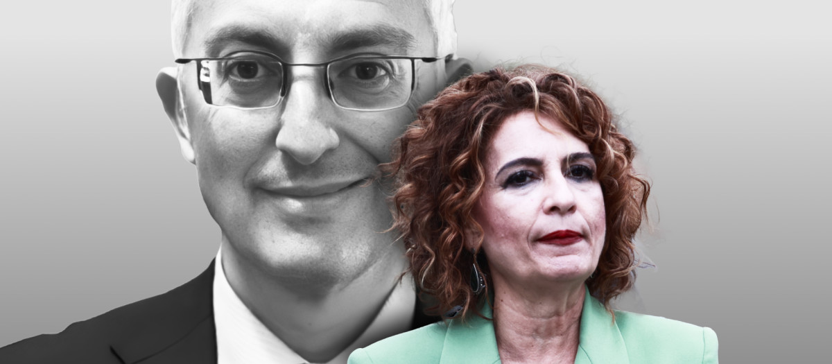 José Antonio Marco Sanjuán y María Jesús Montero, ministra de Hacienda
