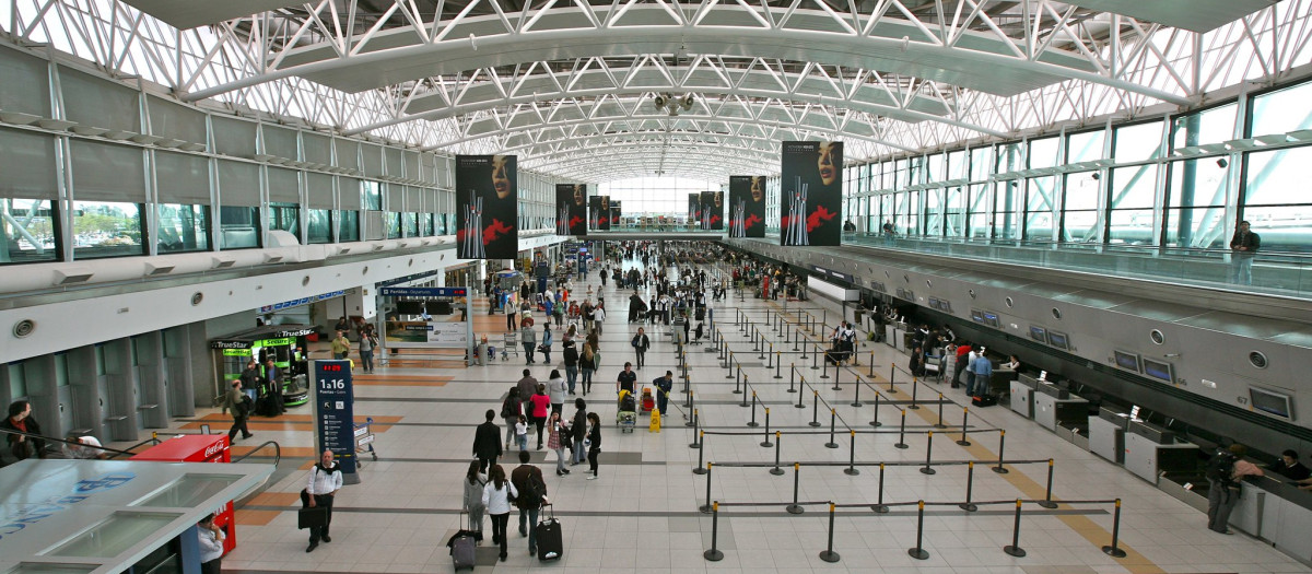Mostradores de facturación en el Aeropuerto de Buenos Aires