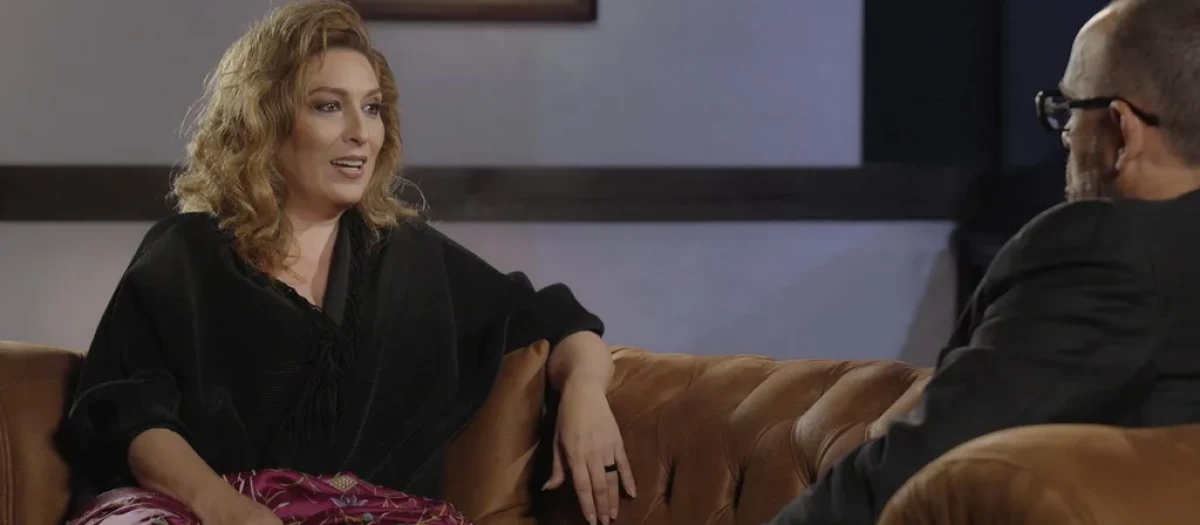 Estrella Morente y Risto Mejide, durante su conversación en Viajando con Chester
