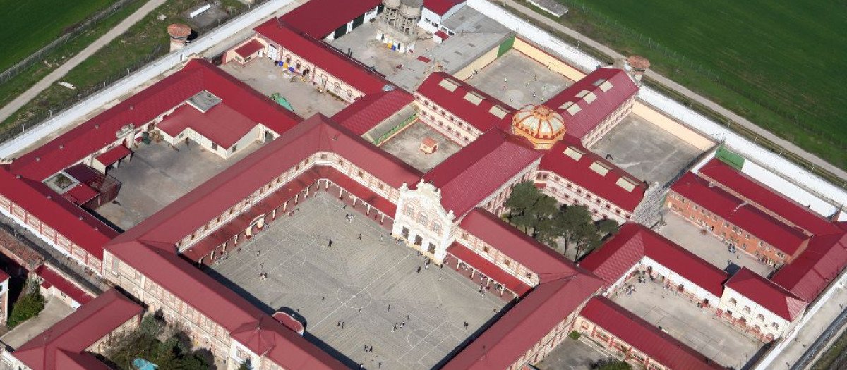 Vista aérea de la cárcel de Burgos