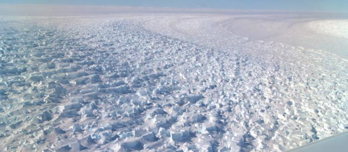 Glaciar Denman, en la Antártida Occidental