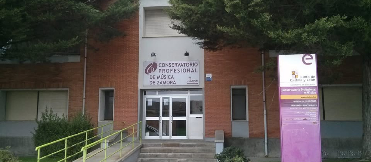 Fachada del Conservatorio de Zamora