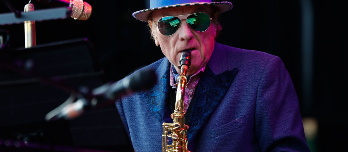 El cantante y compositor nordirlandés Van Morrison, durante el concierto de Las Noches del Botánico