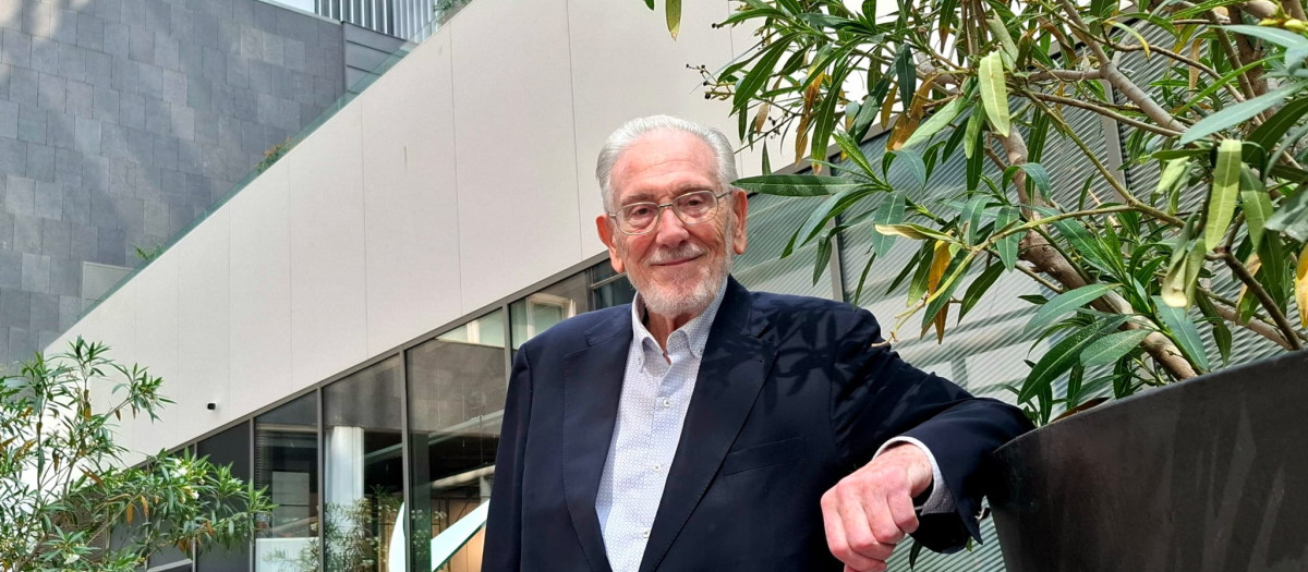 El crítico cinematográfico Miguel Fernando Ruiz de Villalobos, en Barcelona