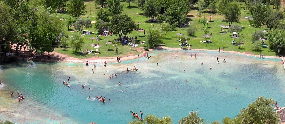 El área recreativa de esta localidad.