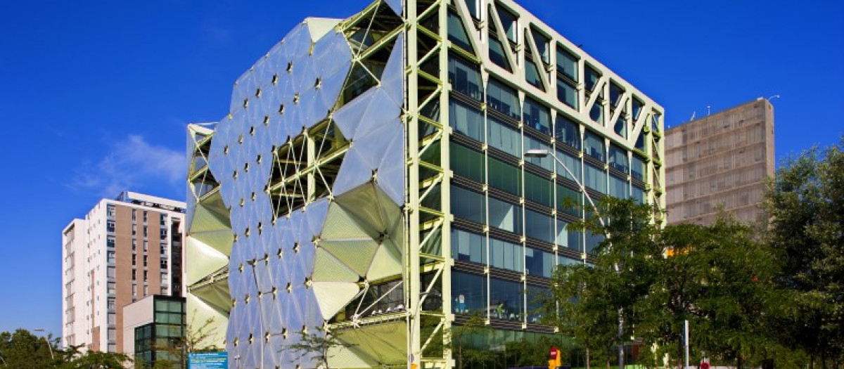 Edificio del MediaTIC en Barcelona