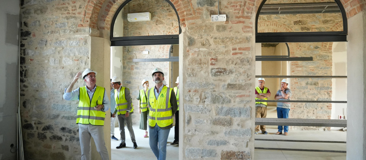Obras de rehabilitación del antiguo matadero de Pozoblanco
