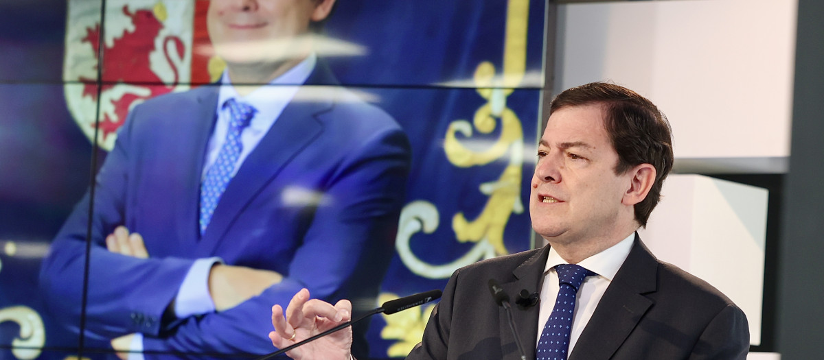 El presidente de la Junta de Castilla y León, este lunes