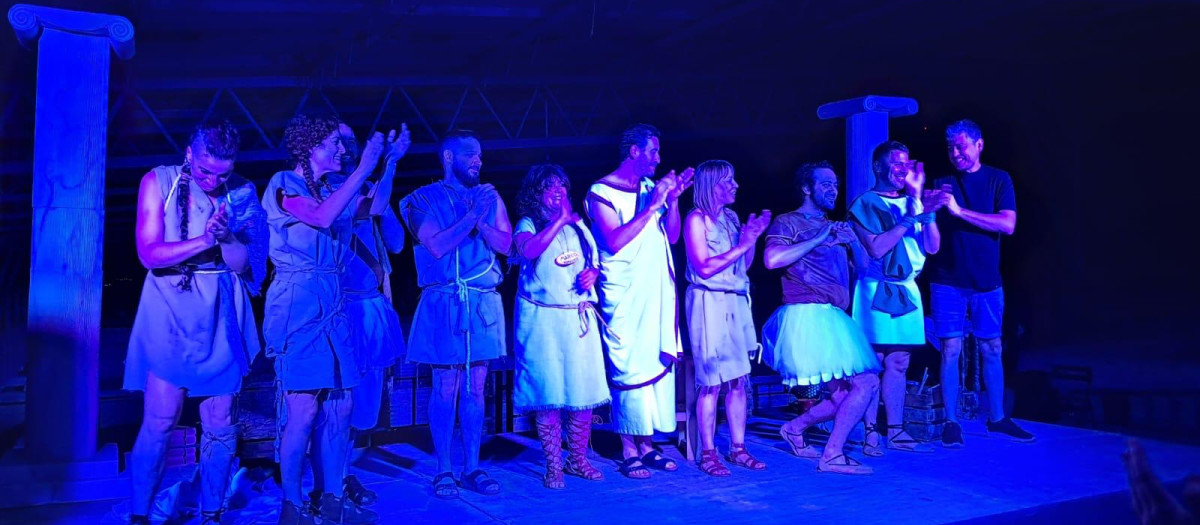 Representación teatral en la villa romana de Fuente Álamo (Puente Genil)