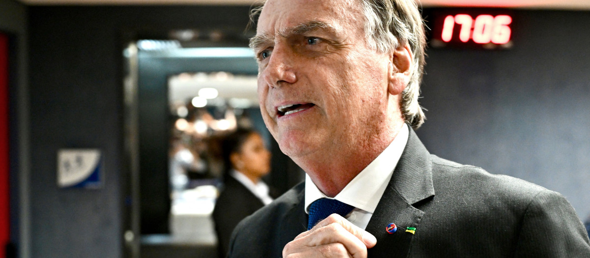 Jair Bolsonaro, expresidente de Brasil, durante su comparecencia ante el Supremo de Brasil