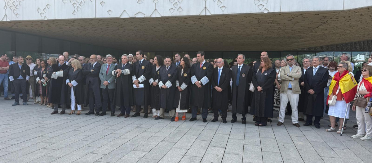 Protesta en Córdoba ante la reforma del Gobierno de Sánchez para el acceso judicial