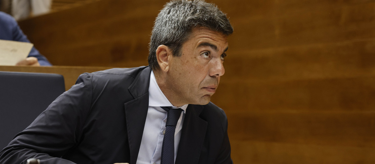 Imagen del presidente de la Generalitat Valenciana, Carlos Mazón