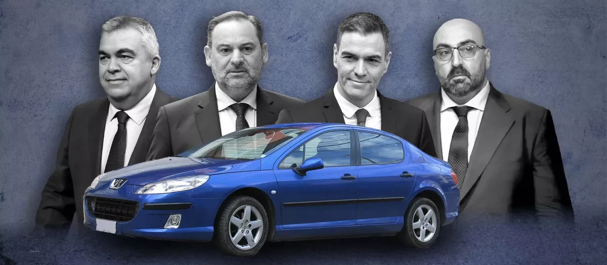 Los protagonistas de la banda del Peugeot