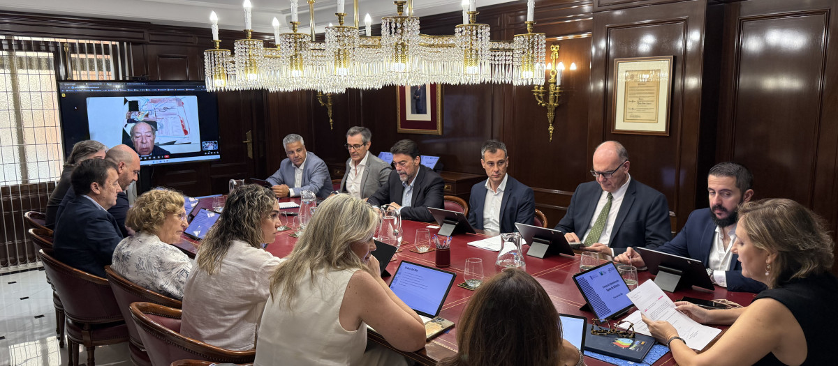 Imagen del Consejo de Administración de Aguas de Alicante