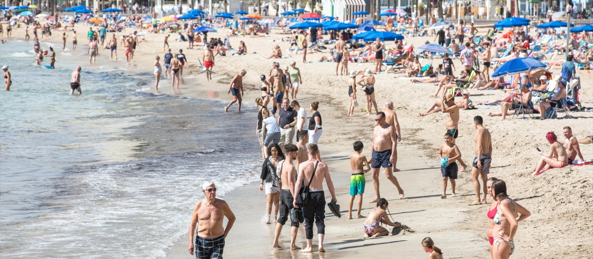 Playa de Poniente de Benidorm