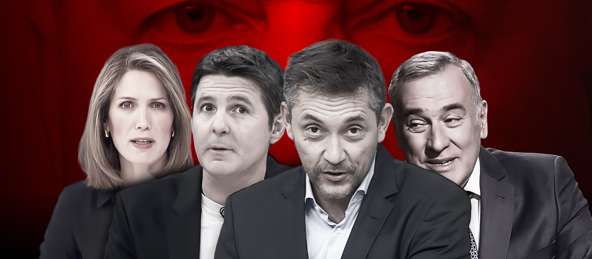 Silvia Intxaurrondo, Jesús Cintora, Javier Ruiz y Xabier Fortes