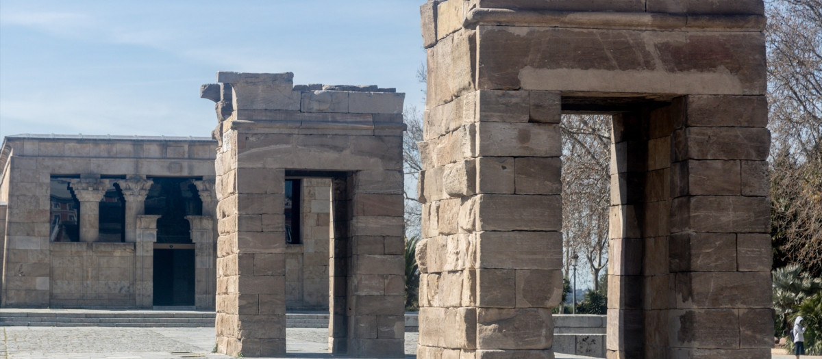 El Templo de Debod.