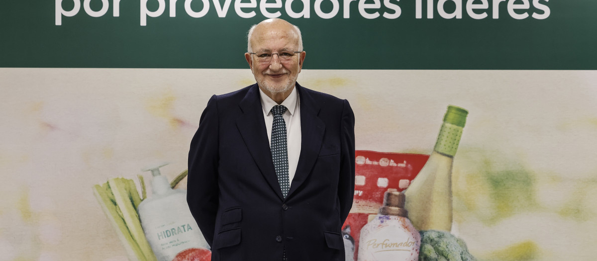 Imagen de Juan Roig en un acto de Mercadona.