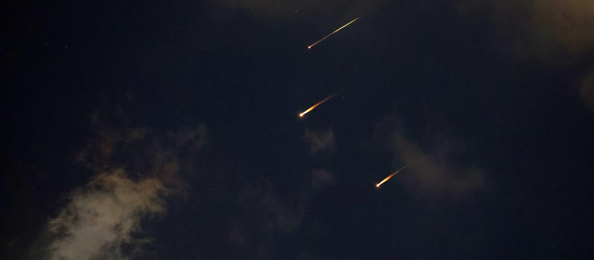 Las Fuerzas de Defensa de Israel activaron su sistema de alerta tras detectar el lanzamiento de diez misiles balísticos