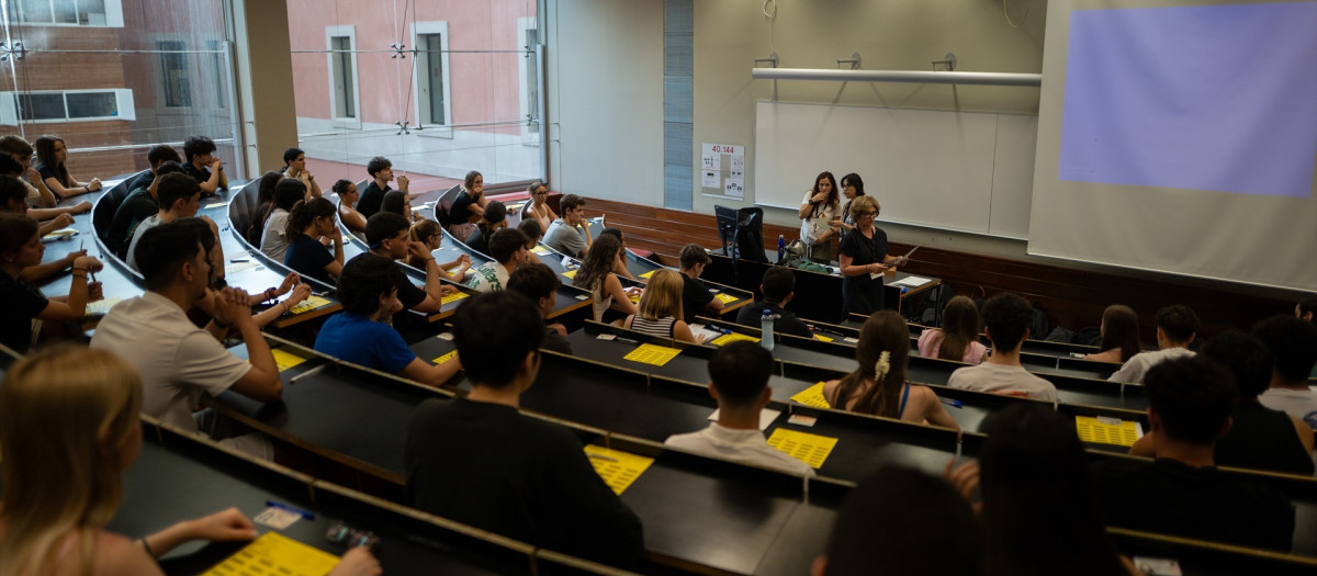 Primer día de las PAU en Cataluña