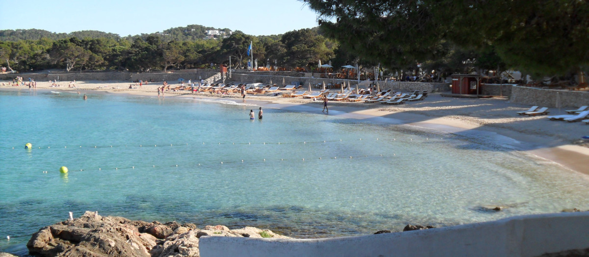 Cala Bassa, en Ibiza.