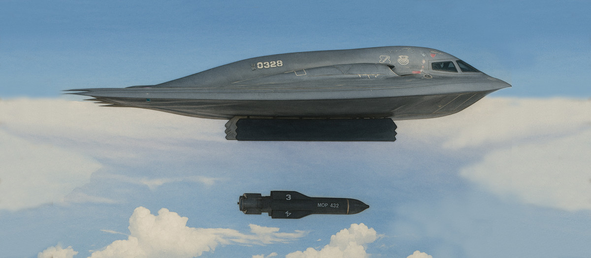 La bomba estadounidense GBU-57, la única capaz de alcanzar el complejo nuclear iraní de Fordow