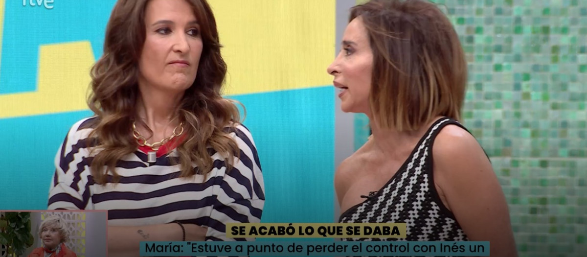 María Patiño, en 'La familia de la tele'