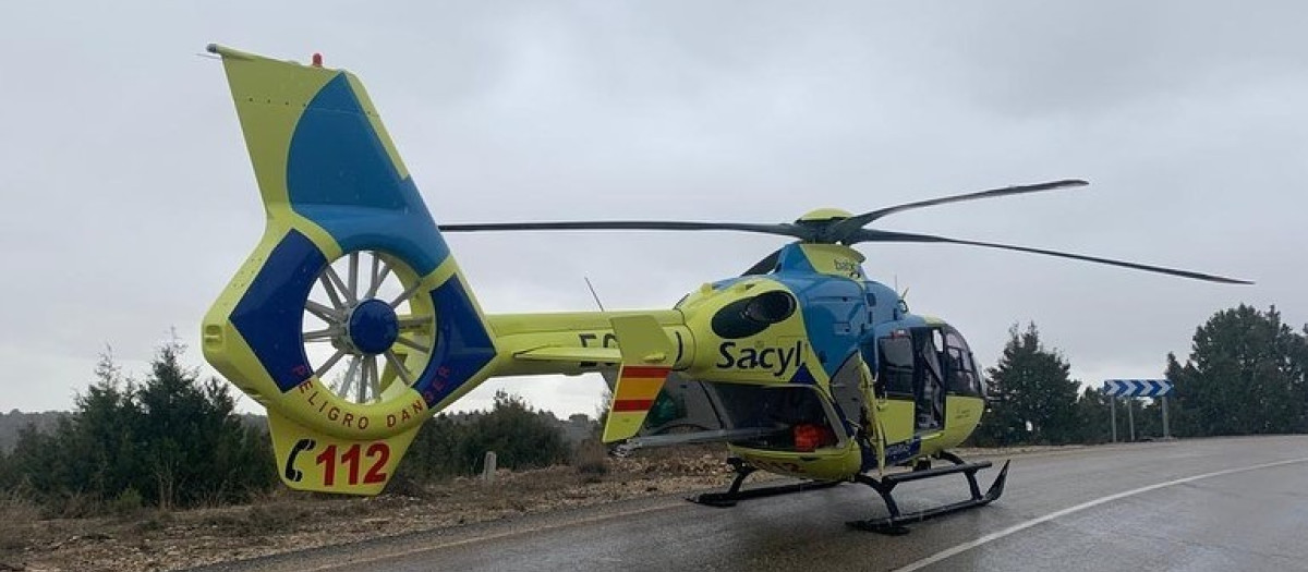 Helicóptero medicalizado del Sacyl